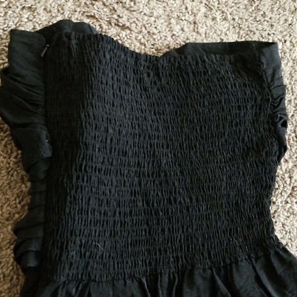 Sweetheart Neckline Black Romper - Picture 5 of 5
